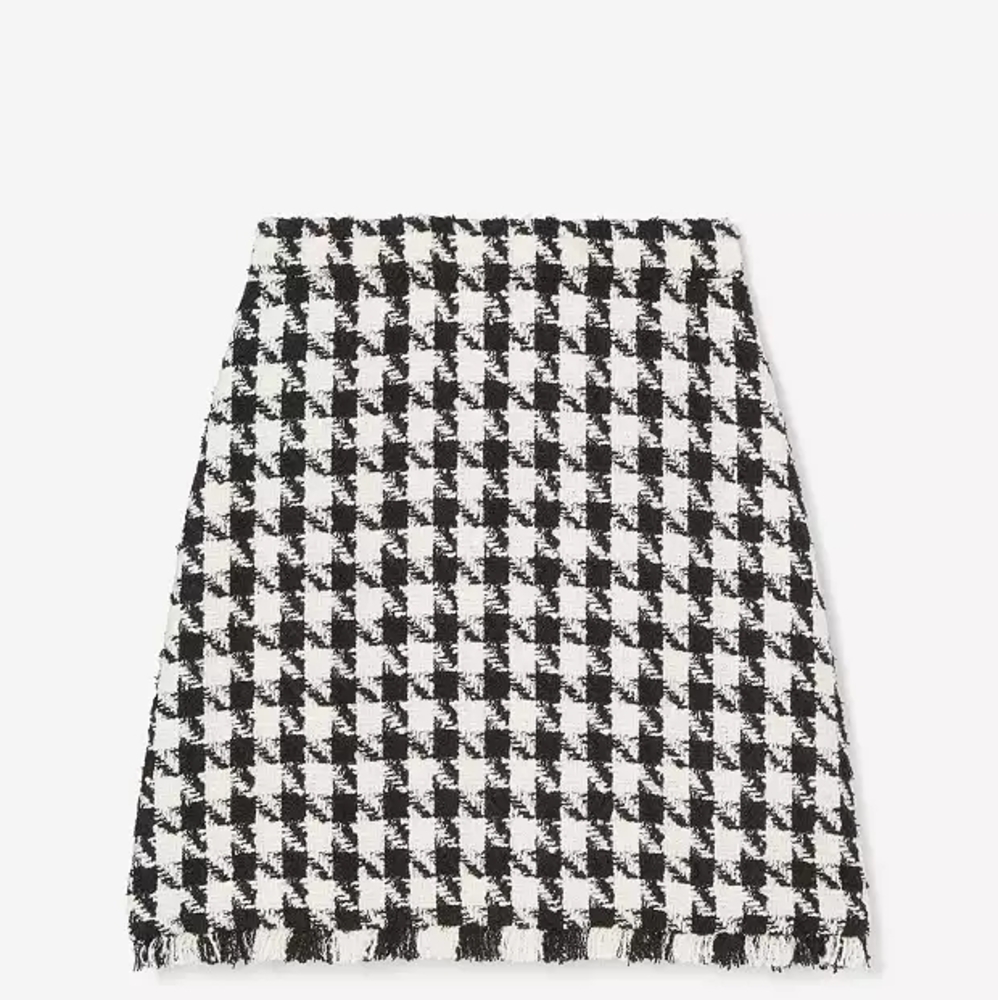 Kate Spade Houndstooth A-line Skirt